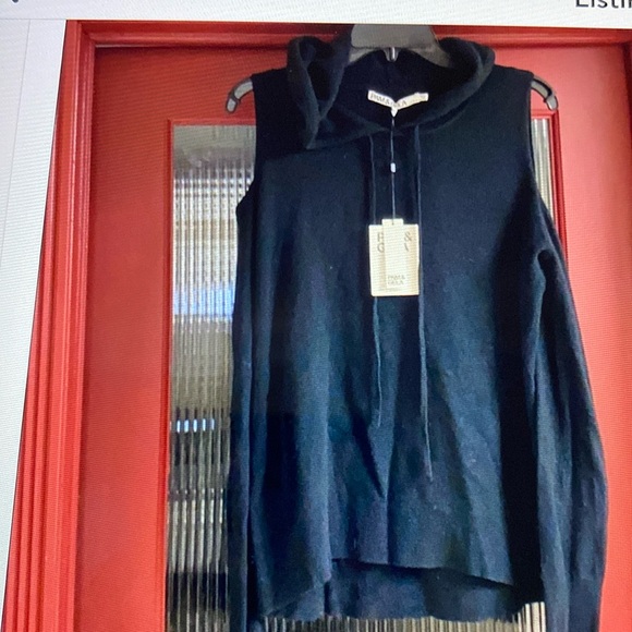 Pam & Gela Sweaters - Pam&Gela Wool Cashmere Blend Hoodie Sweater New